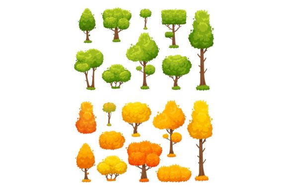 Cartoon Trees: A Guide to Versatile Vector Assets for Eco-Friendly Design