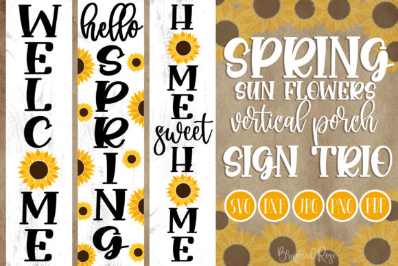 Strategic Curb Appeal: Leveraging Spring Vertical Porch Signs Sunflower for Brand and Home Impact