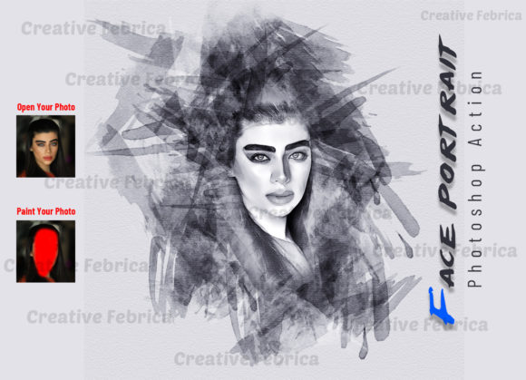 Transform Portraits with Face Portrait Photoshop Action